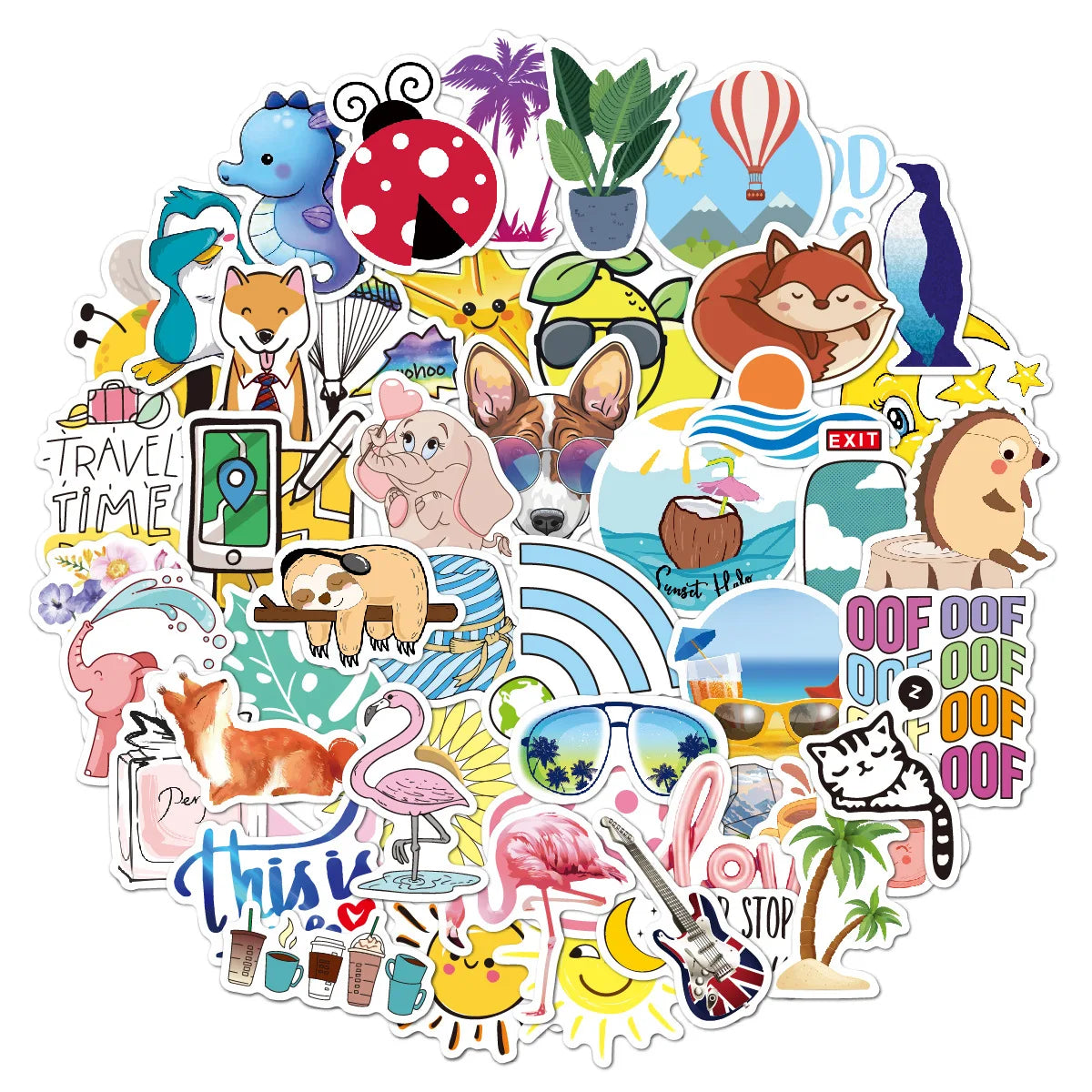 Vinyl Decal Stickers Pack to Juj Up your bike